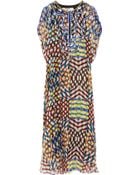 Easton Pearson Marta Embellished Silk-Chiffon Maxi Kaftan - Lyst