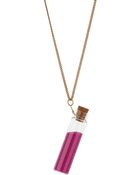 Topshop Sand Bottle Pendant Necklace - Lyst