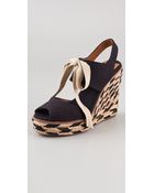 Tory Burch Linley Wedge Espadrilles - Lyst