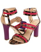 Roberto Cavalli Sandal Heels - Lyst