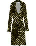 Diane von Furstenberg New Jeanne Printed Wrap Dress - Lyst