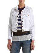 Current/Elliott Snap Jacket Sugar - Lyst