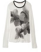 Jason Wu Floral Long Sleeve Tee - Lyst