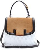 Fendi Silvana Bag With Snakeskin Handle - Lyst