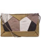 Lanvin Patchwork Clutch - Lyst