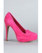 Dv By Dolce Vita The Bridgette Shoe in Pink Suede - Lyst