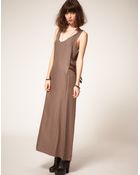 Eleven Paris Maxi Dress With Strapping Detail - Lyst