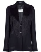 Maison Martin Margiela Fringed Jacket - Lyst