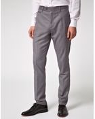 Asos Slim Fit Smart Trousers - Lyst