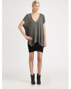 Helmut Lang Helmut Kinetic Jersey Oversized Tee - Lyst