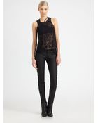 Helmut Lang Spider Burnout Tank Top - Lyst