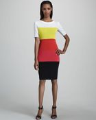 Misook Collection Colorblock Dress - Lyst