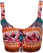 Topshop Aztec Print Soft Bralet - Lyst