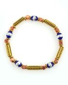 Vanessa Mooney Danger Zone Beaded Bracelet Blue - Lyst