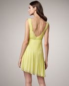 Vera Wang Lavender Seam-detail Dress - Lyst