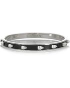 Alexander McQueen Enameled Skull Bangle - Lyst
