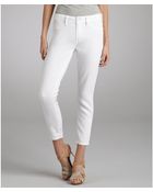Genetic Denim Pale Twill Raquel Cropped Skinny Pants - Lyst