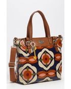 Fossil Vintage Keyper Coated Canvas Tote - Lyst