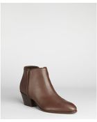 Giuseppe Zanotti Chocolate Leather Daddy Zip Ankle Boots - Lyst