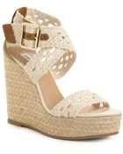 Steve Madden Magestee Wedge Sandals - Lyst