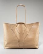 Saint Laurent Reversible Whipstitched Tote - Lyst