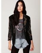 Free People Denim Cutoff Short - Lyst
