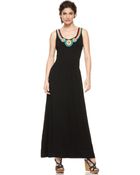 Joseph A Sleeveless Beaded Maxi - Lyst