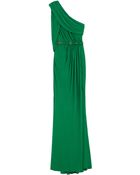 Elie Saab 1 Shoulder Long Dress - Lyst