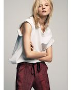 Mango Oversize Sweatshirt - Lyst