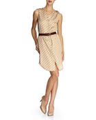 MICHAEL Michael Kors Polka Dot Shirt Dress - Lyst