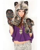 Spirit Hoods Spirit Hoods Grey Wolf Navajo - Lyst