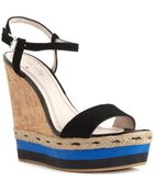 Tracy Reese Tess Wedge Platform Sandals - Lyst