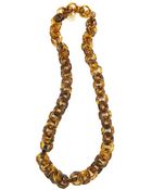 Tory Burch Octagon Resin Necklace - Lyst