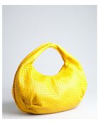 Bottega Veneta Sunset Intrecciato Leather Belly Veneta Hobo - Lyst