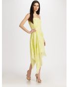 Robert Rodriguez Silk Handkerchief Dress - Lyst
