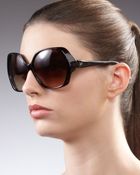Diane von Furstenberg Alejandra Resin Sunglasses - Lyst
