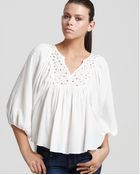 Rebecca Taylor Rebecca Taylor Blouse Tiles Embroidered - Lyst
