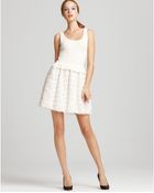 Moschino Cheap & Chic Dress Knit with Rosette Skirt - Lyst