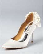 Badgley Mischka Pumps Wysdom Ii Satin - Lyst