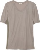 Clu Meshpaneled Cottonjersey Top - Lyst