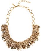 Oscar de la Renta Crystal Branch Necklace - Lyst