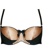 Bordelle Mesh and Silk Bra - Lyst