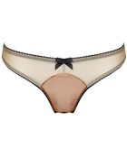Bordelle Mesh and Silk Thong - Lyst