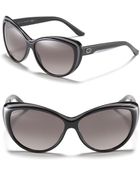 Gucci Grey and Black Fade Cat Eye Sunglasses - Lyst