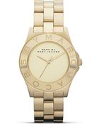 Marc By Marc Jacobs Gold New Blade Bracelet Watch 365mm - Lyst