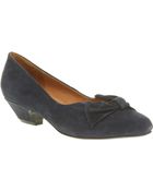 Office Freckles Navy Suede - Lyst