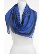 Tory Burch Kipp Logo Scarf - Lyst