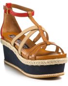 Juicy Couture Sandals Moira Flat Strappy Wedges - Lyst