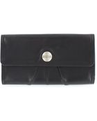 Kenneth Cole Reaction Button Up Flap Clutch - Lyst