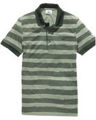 Lacoste Short Sleeve Irregular Stripe Polo Shirt - Lyst
